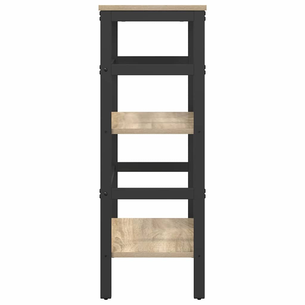 Bokhylle Sonoma eik 60 x 29,5 x 81 cm Konstruert tre