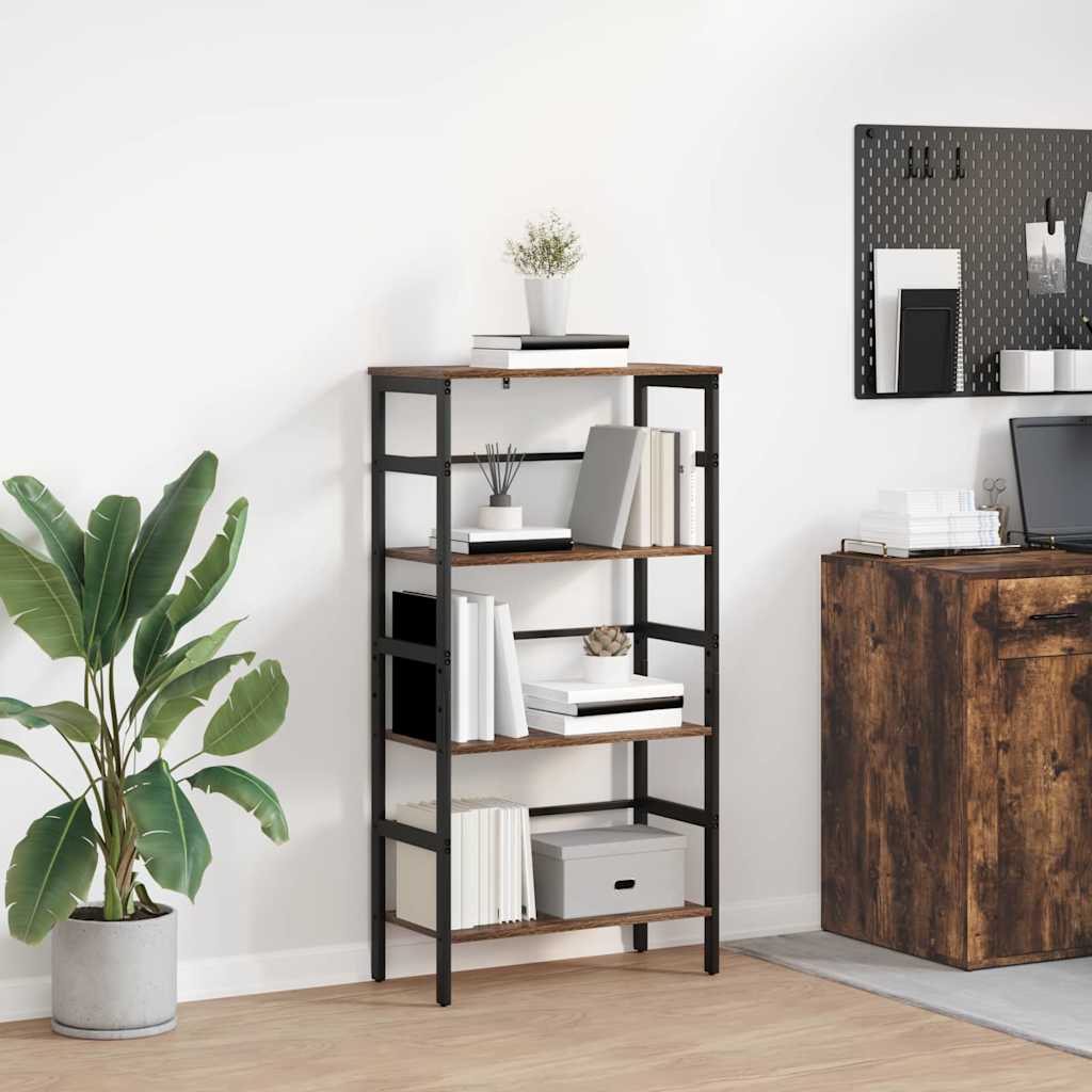 Bokhylle Røkt eik 60 x 29,5 x 115 cm Konstruert tre