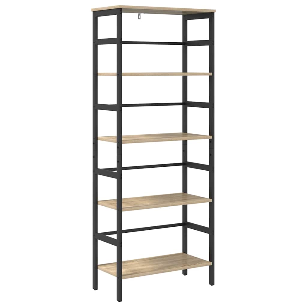 Bokhylle Sonoma eik 60 x 29,5 x 149 cm Konstruert tre