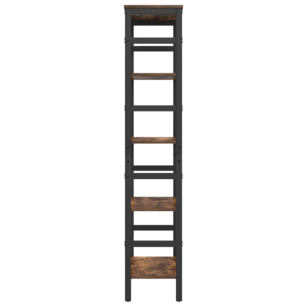 Bokhylle Røkt eik 60 x 29,5 x 149 cm Konstruert tre