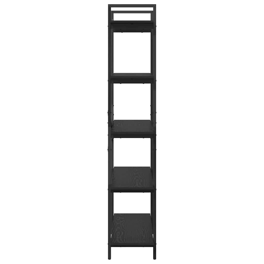 Bokhylle Svart Eik 100 x 33,5 x 178 cm Konstruert tre