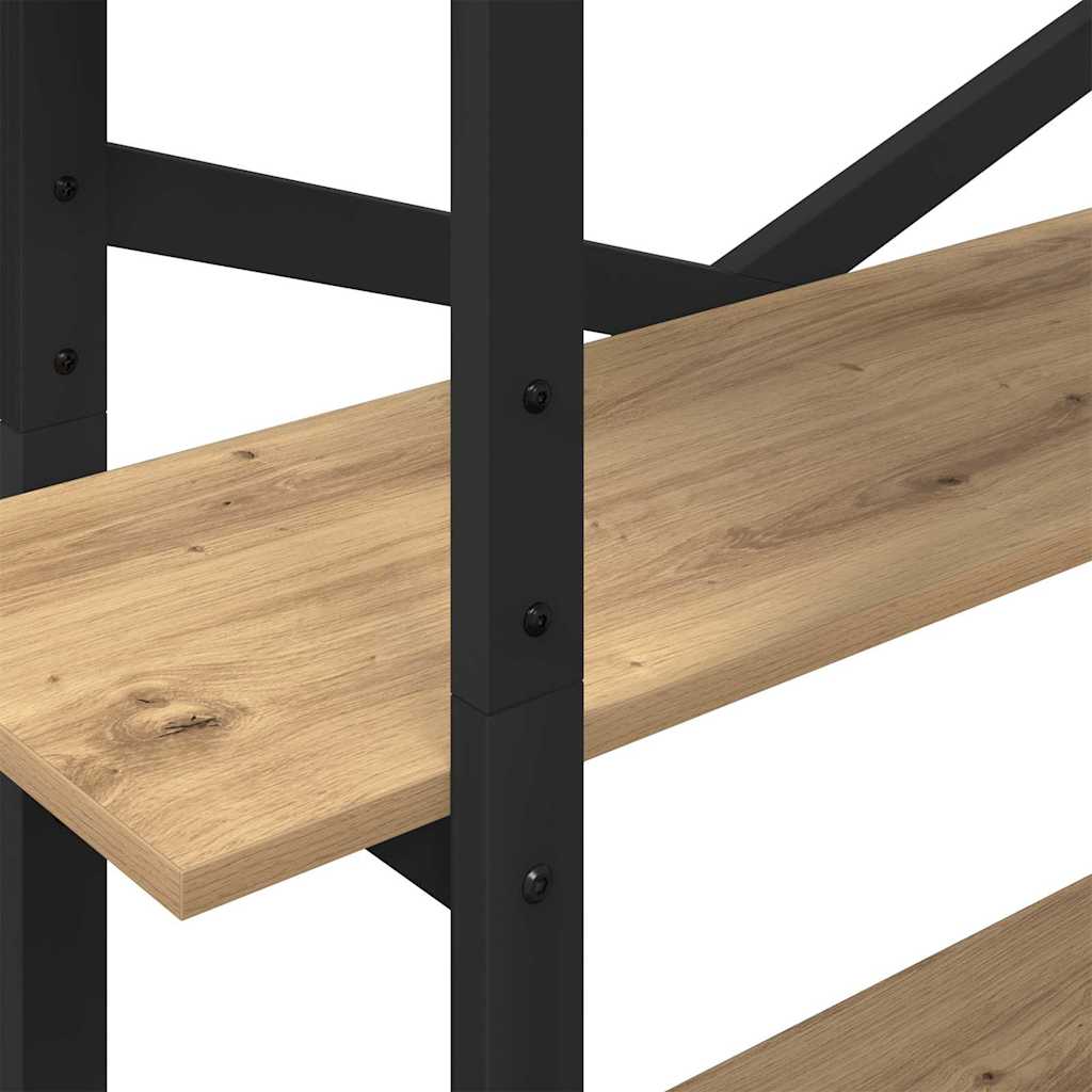 Bokhylle 5 nivåer 100 x 33,5 x 178 cm Konstruert tre