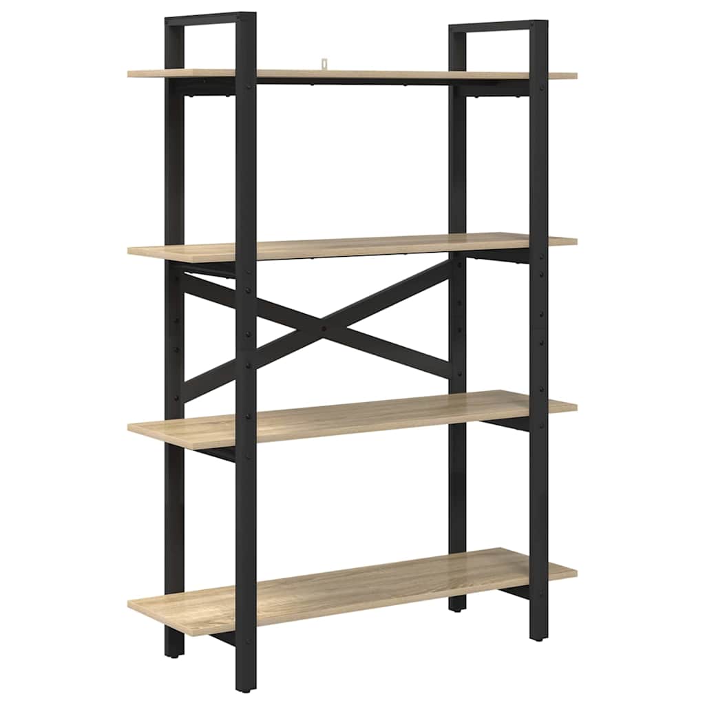 Bokhylle Sonoma eik 100 x 33,5 x 140 cm Konstruert tre