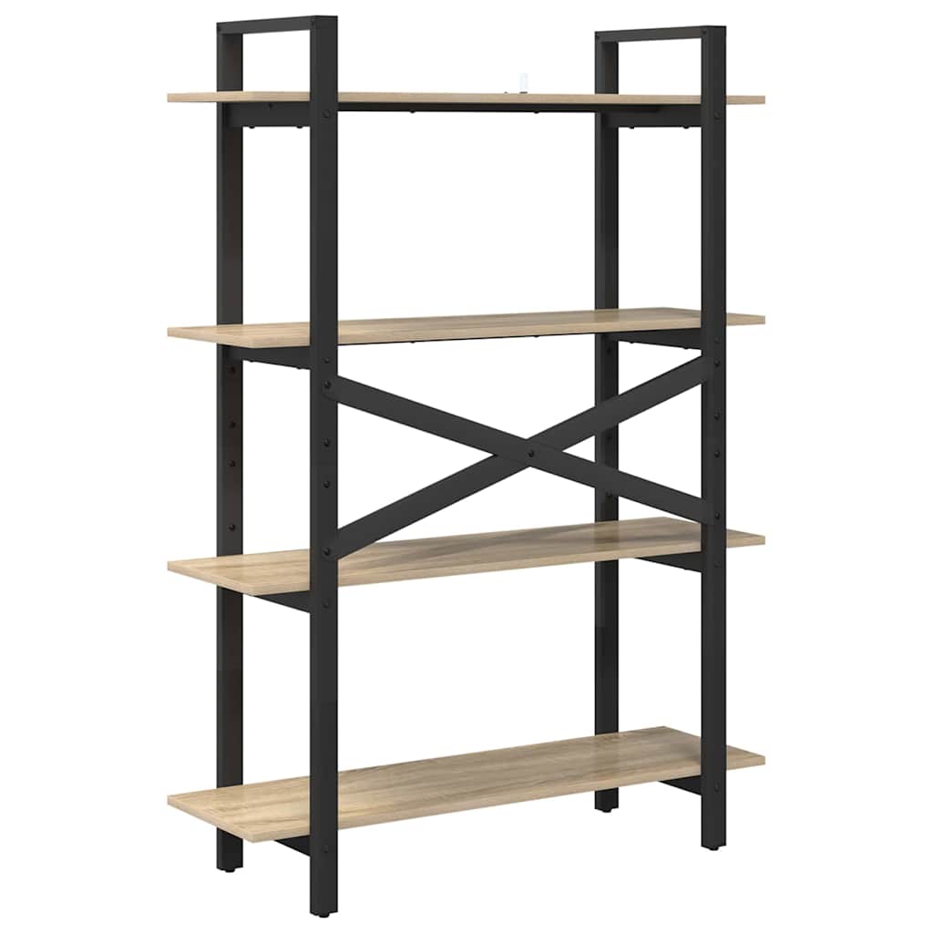 Bokhylle Sonoma eik 100 x 33,5 x 140 cm Konstruert tre