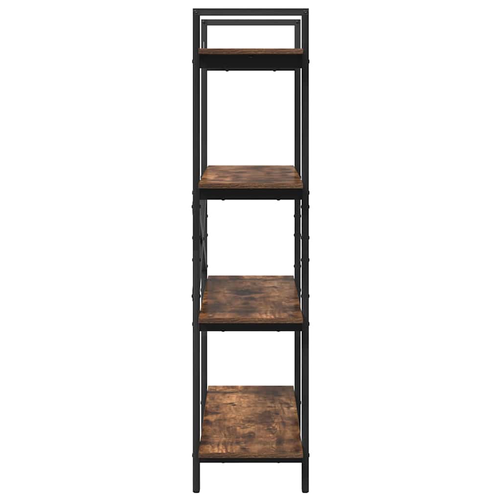 Bokhylle Røkt eik 100 x 33,5 x 140 cm Konstruert tre
