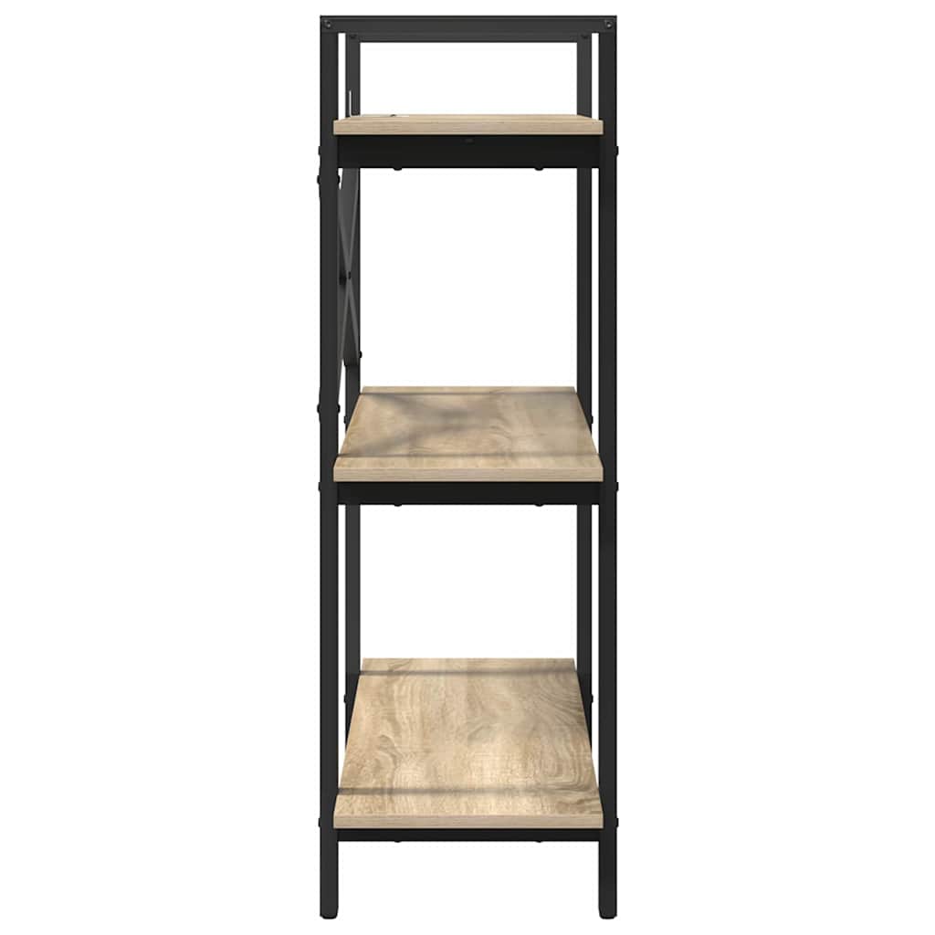Bokhylle Sonoma eik 100 x 33,5 x 102 cm Konstruert tre