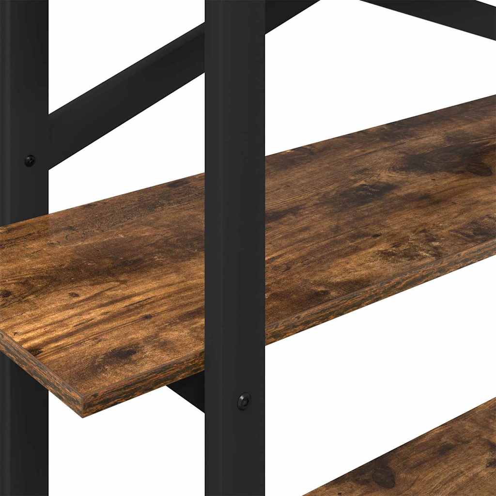 Bokhylle Røkt eik 100 x 33,5 x 102 cm Konstruert tre