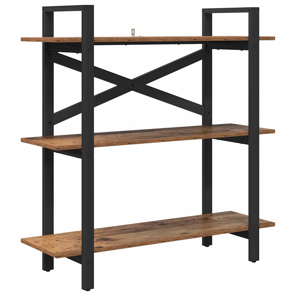 Bokhylle Gamle tre 100 x 33,5 x 102 cm Konstruert tre