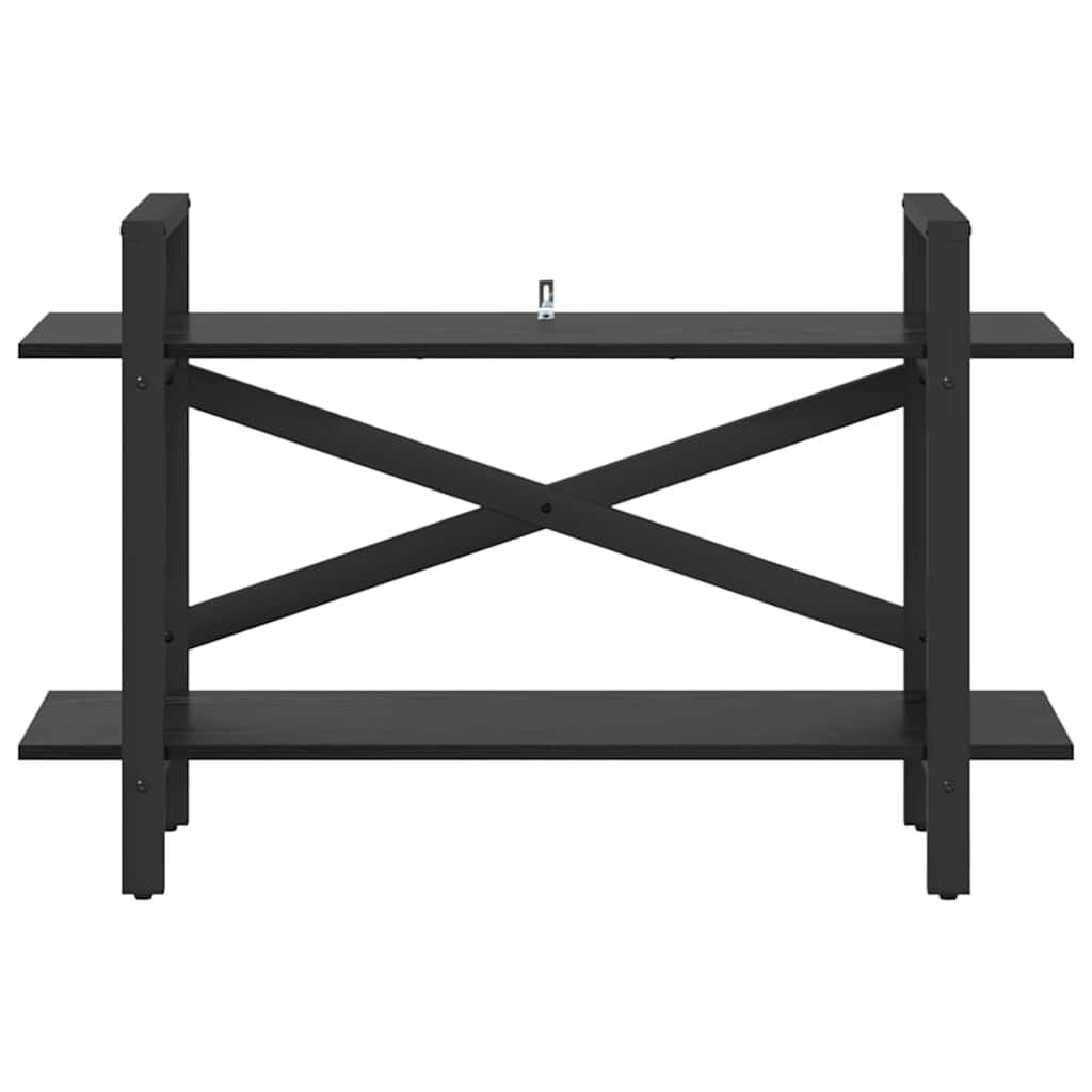 Bokhylle Svart Eik 100 x 33,5 x 64 cm Konstruert tre