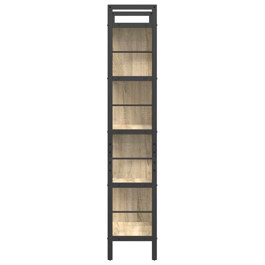 Bokhylle Sonoma eik 75 x 30 x 156 cm Konstruert tre