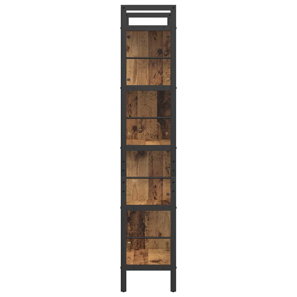 Bokhylle Gamle tre 75 x 30 x 156 cm Konstruert tre