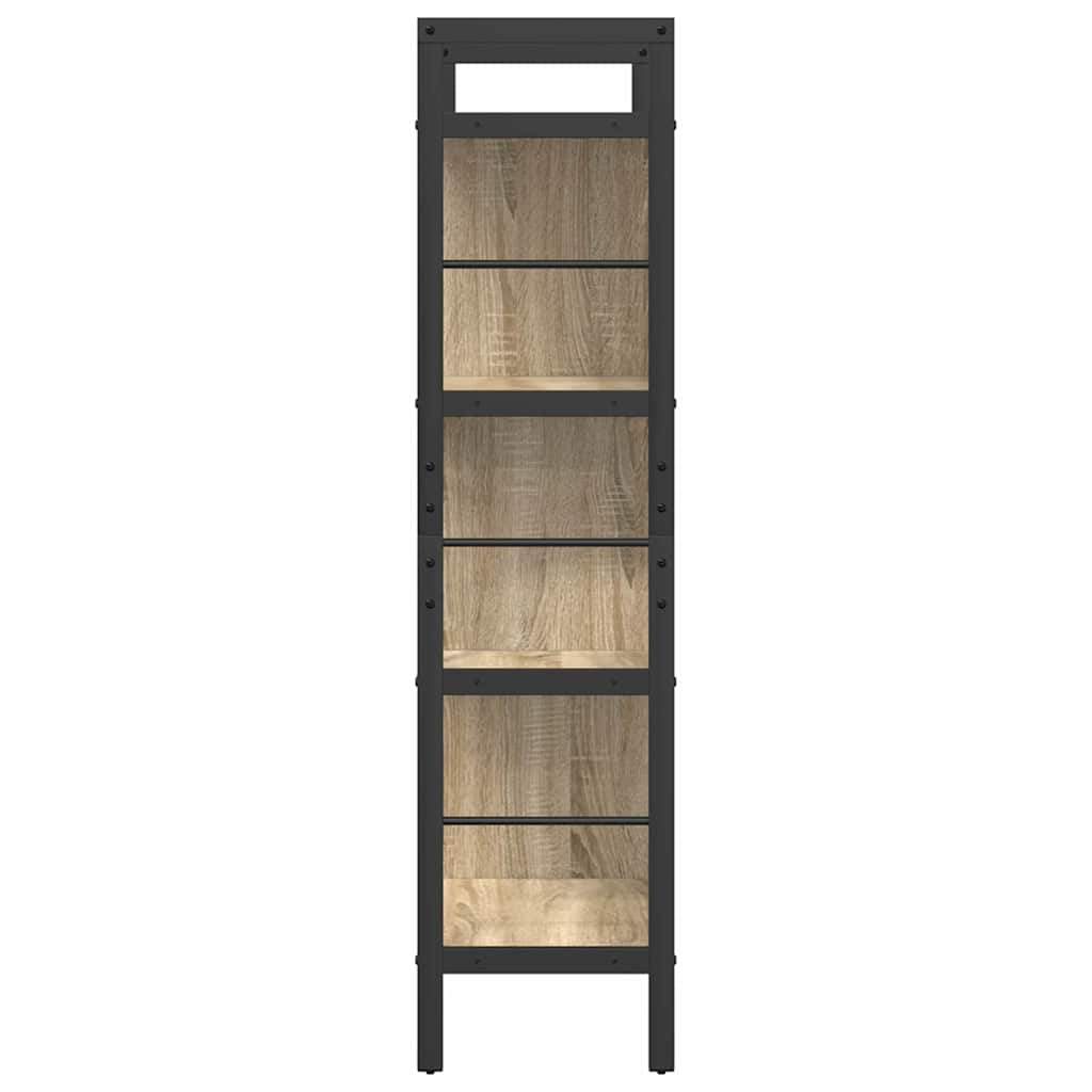 Bokhylle Sonoma eik 75 x 30 x 123,5 cm Konstruert tre