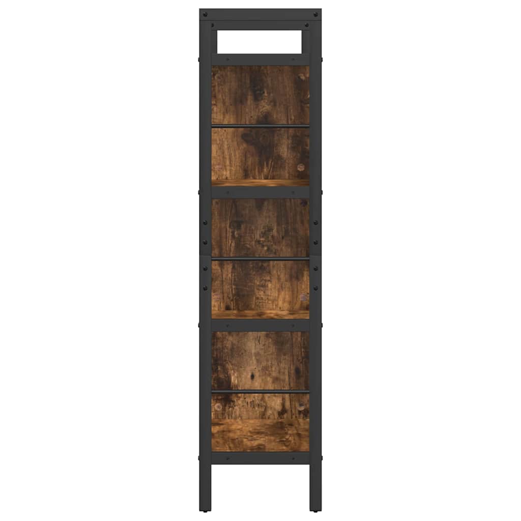 Bokhylle Røkt eik 75 x 30 x 123,5 cm Konstruert tre