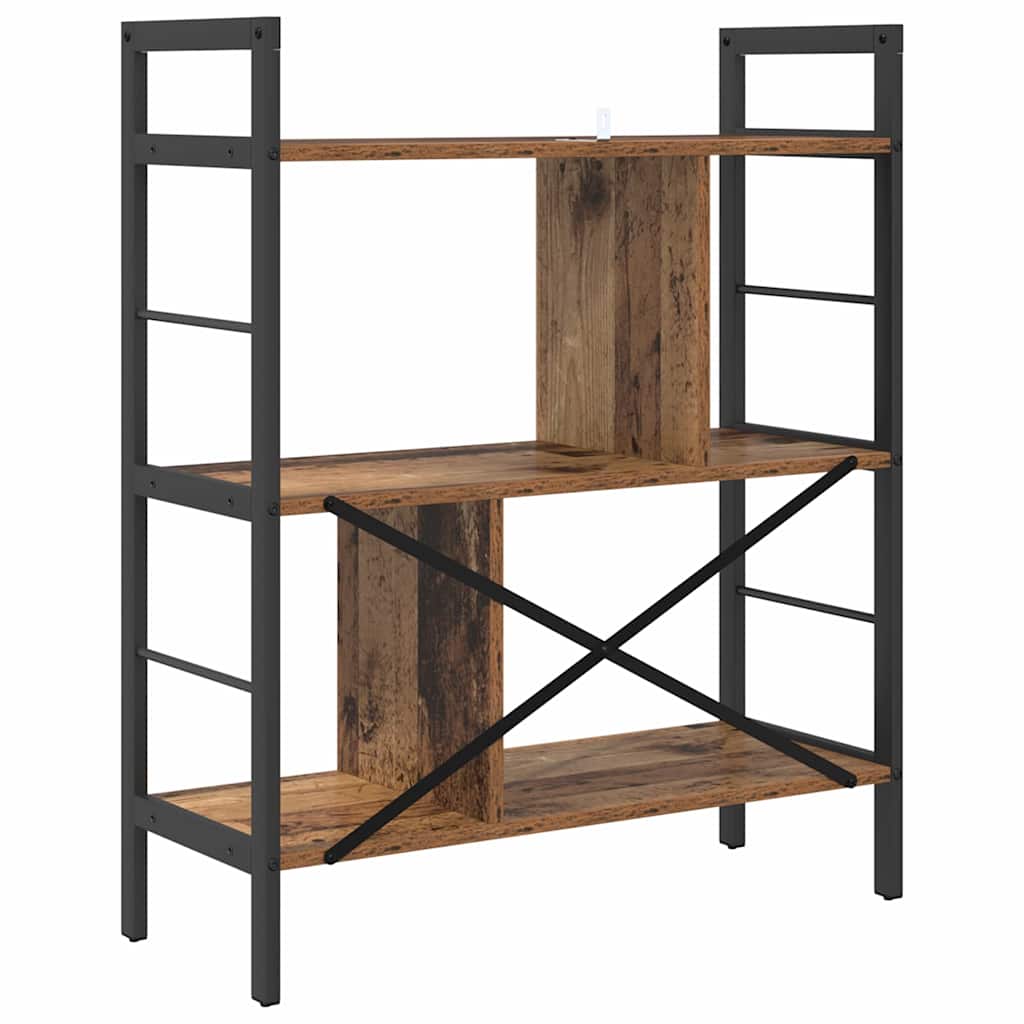 Bokhylle Gamle tre 75 x 30 x 91 cm Konstruert tre