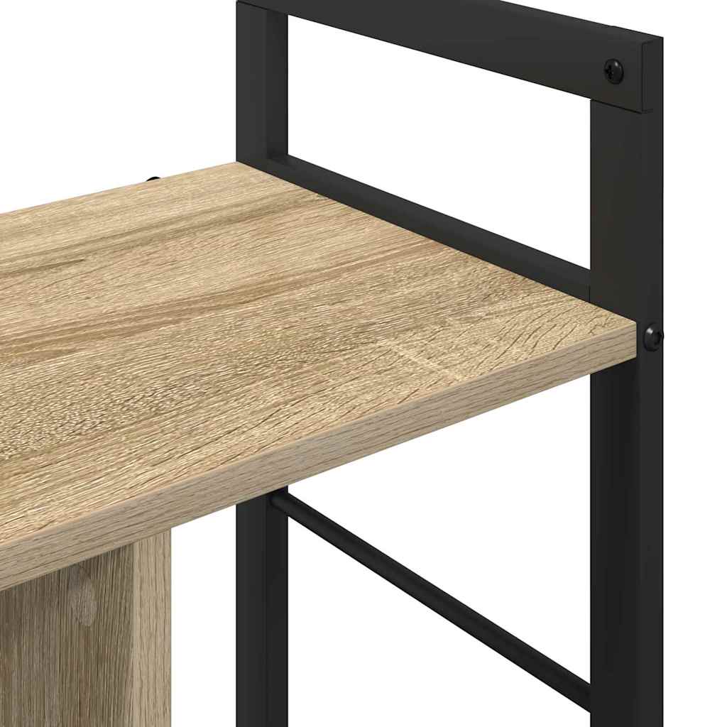 Bokhylle Sonoma eik 75 x 30 x 58,5 cm Konstruert tre