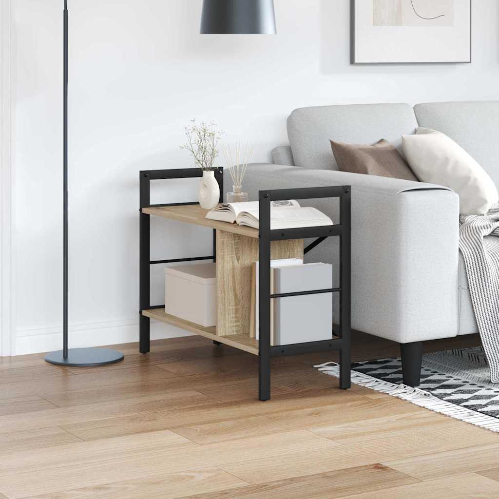 Bokhylle Sonoma eik 75 x 30 x 58,5 cm Konstruert tre