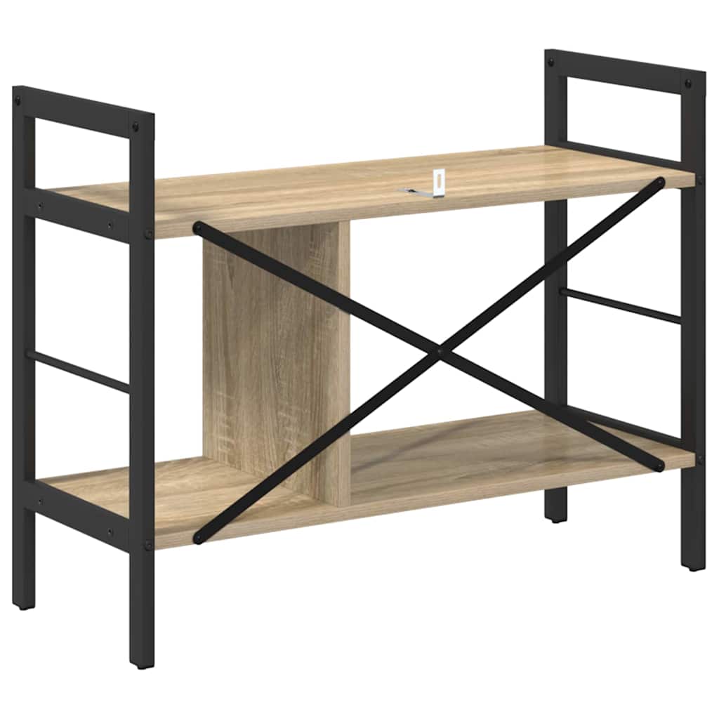 Bokhylle Sonoma eik 75 x 30 x 58,5 cm Konstruert tre