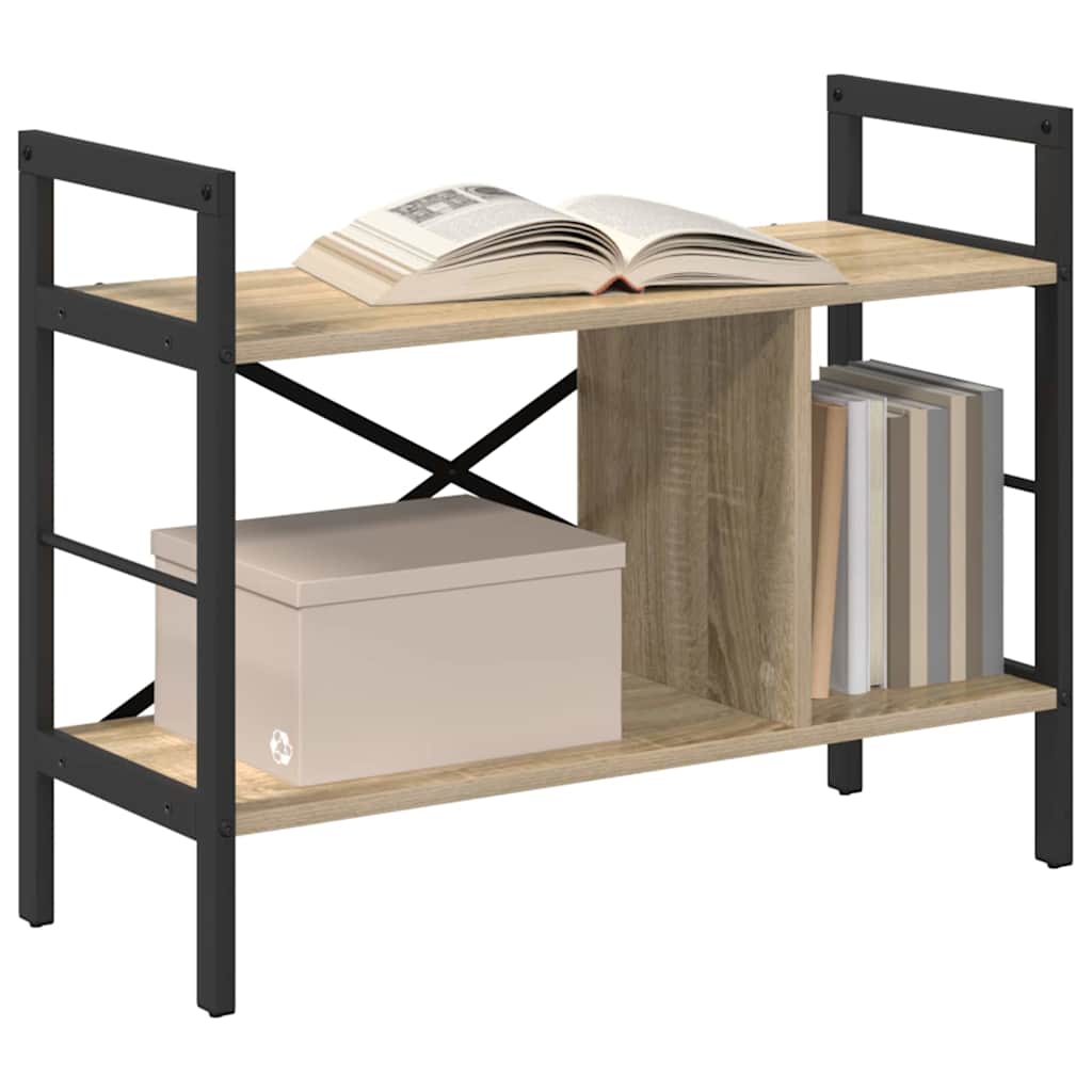 Bokhylle Sonoma eik 75 x 30 x 58,5 cm Konstruert tre