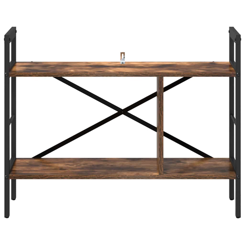 Bokhylle Røkt eik 75 x 30 x 58,5 cm Konstruert tre