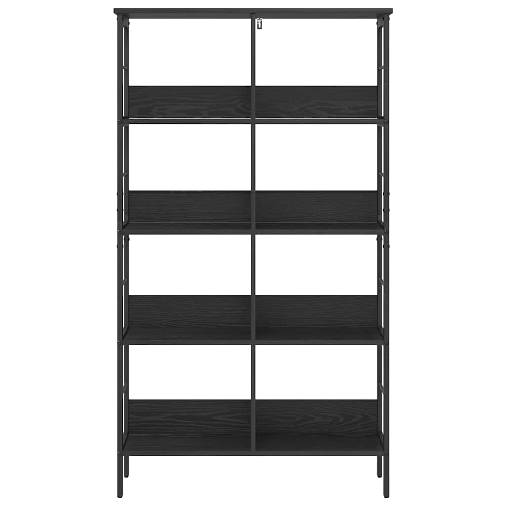 Bokhylle Svart Eik 82 x 32 x 144,5 cm Konstruert tre