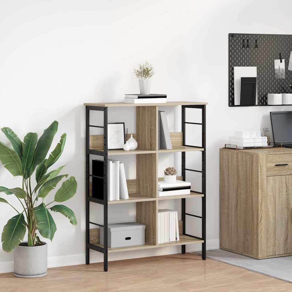 Bokhylle Sonoma eik 82 x 32 x 112 cm Konstruert tre