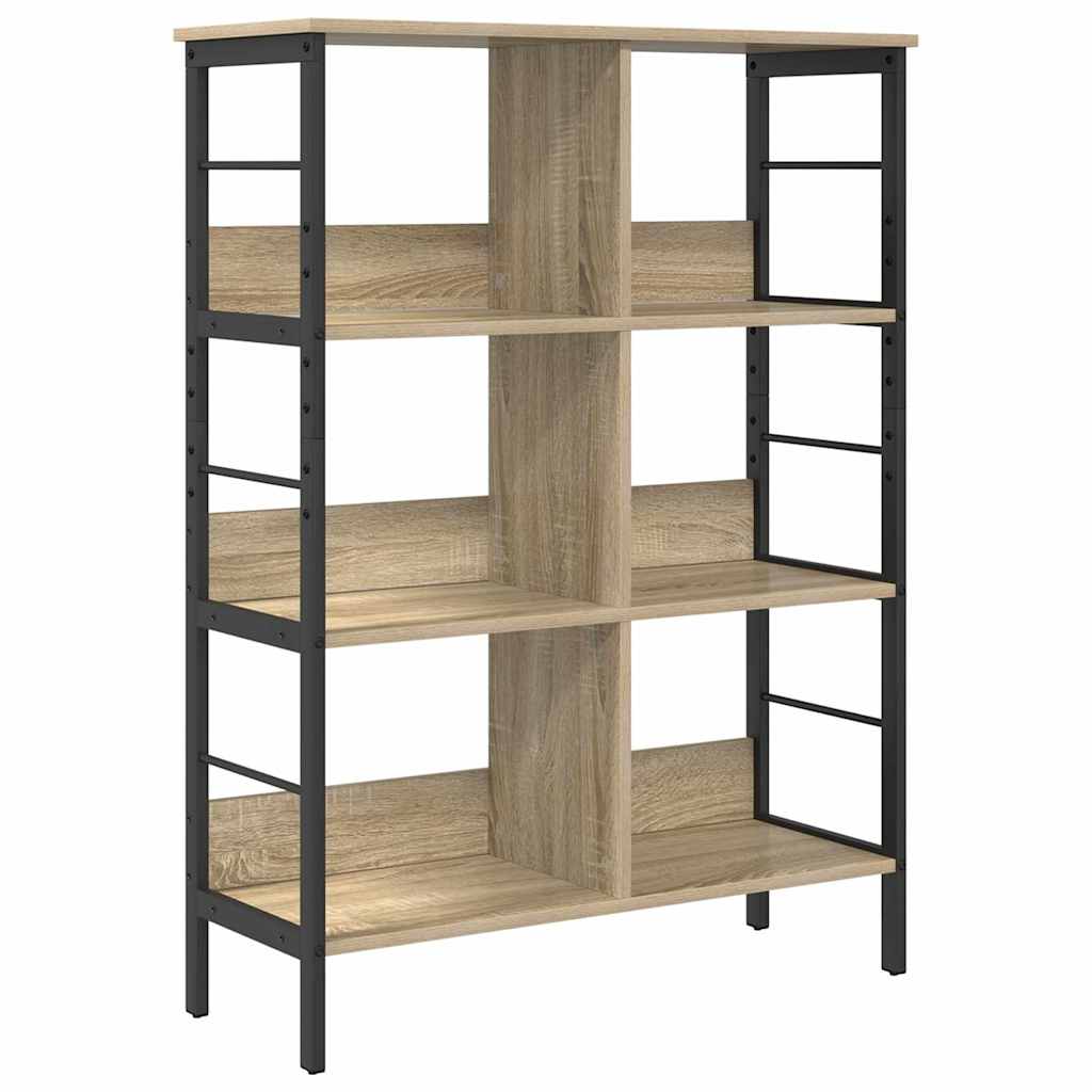 Bokhylle Sonoma eik 82 x 32 x 112 cm Konstruert tre