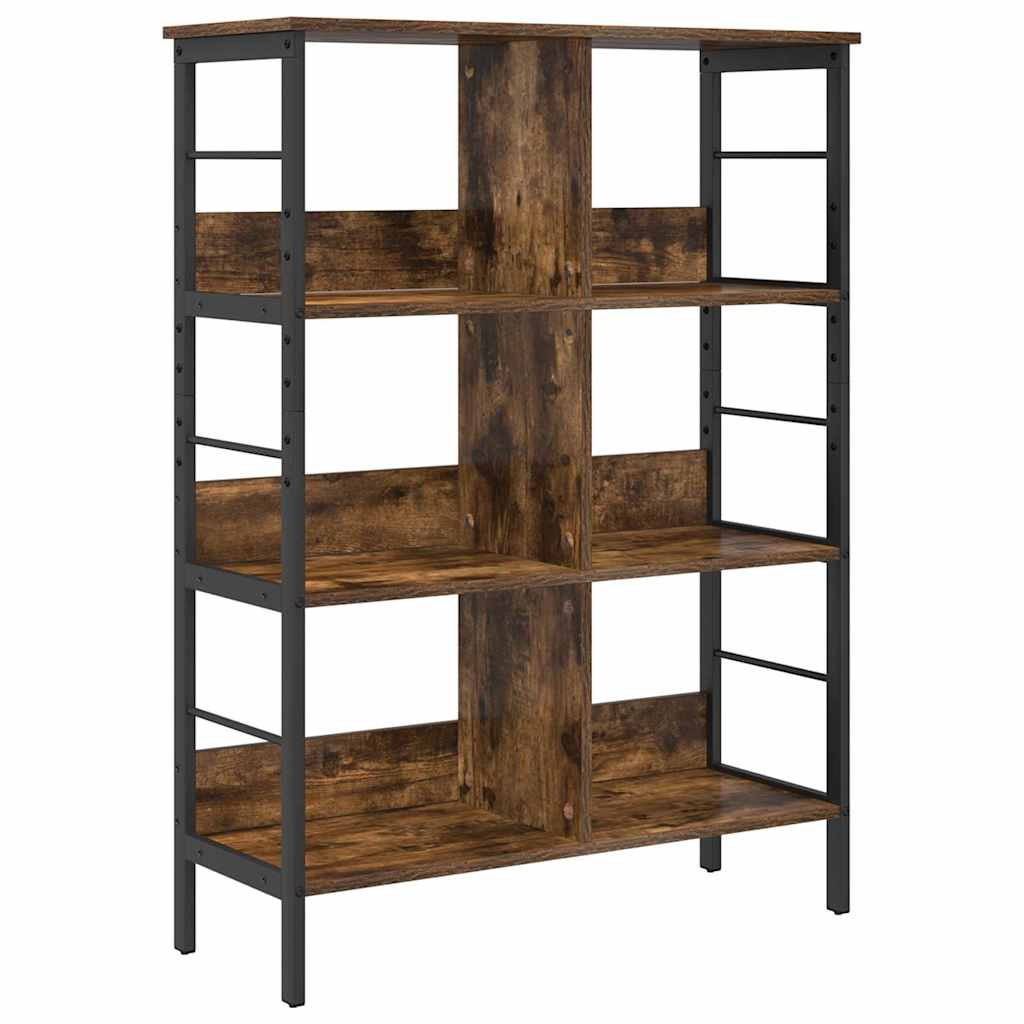 Bokhylle Røkt eik 82 x 32 x 112 cm Konstruert tre