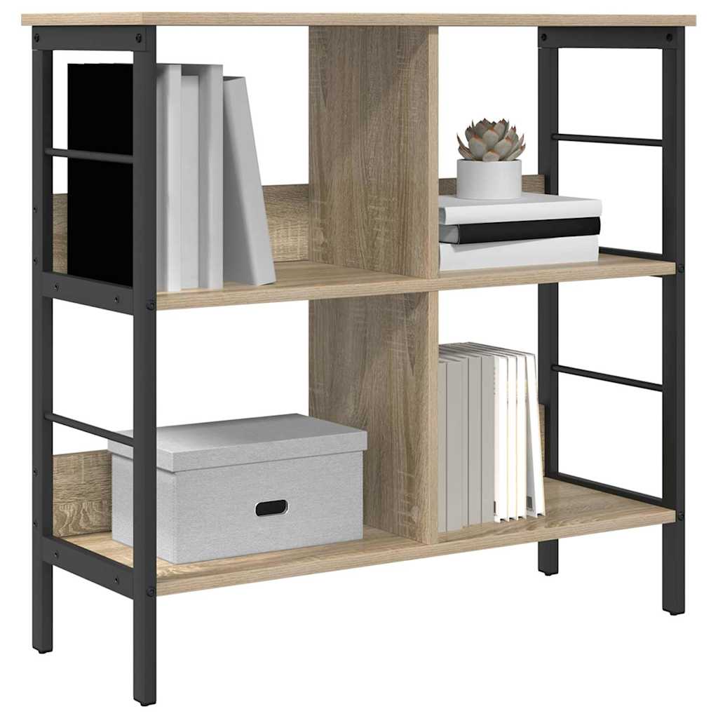 Bokhylle Sonoma eik 82 x 32 x 79 cm Konstruert tre