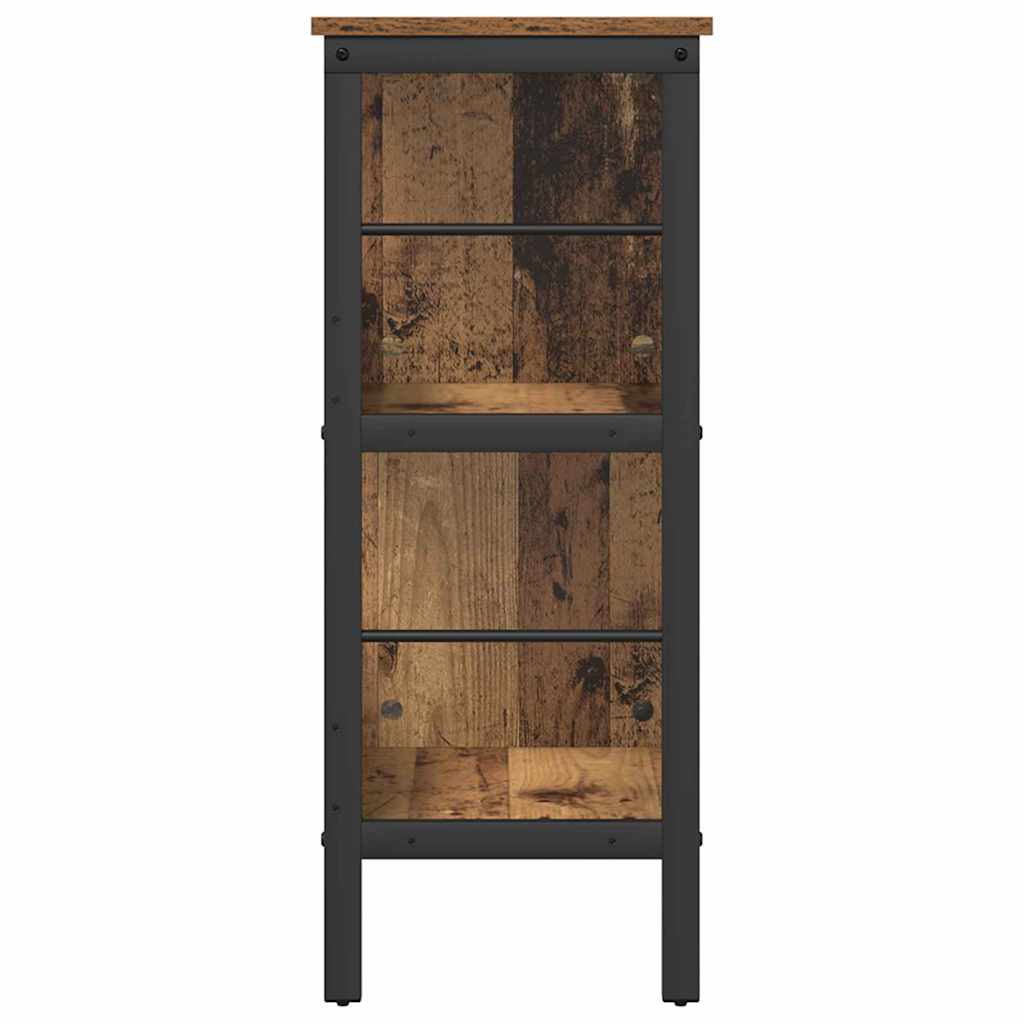 Bokhylle Gamle tre 82 x 32 x 79 cm Konstruert tre