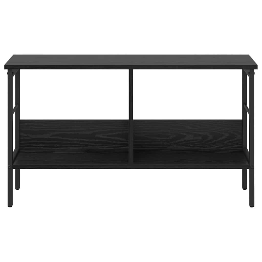 Bokhylle Svart Eik 82 x 32 x 47 cm Konstruert tre