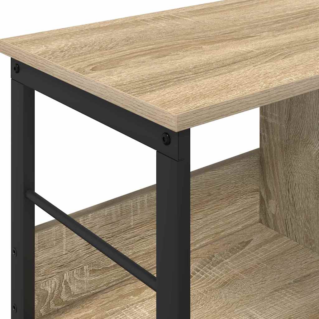 Bokhylle Sonoma eik 82 x 32 x 47 cm Konstruert tre