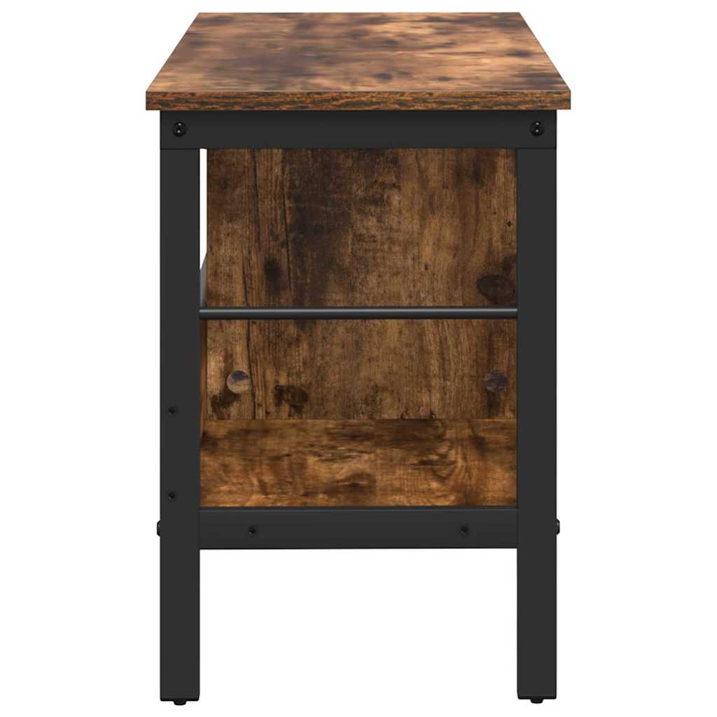 Bokhylle Røkt eik 82 x 32 x 47 cm Konstruert tre