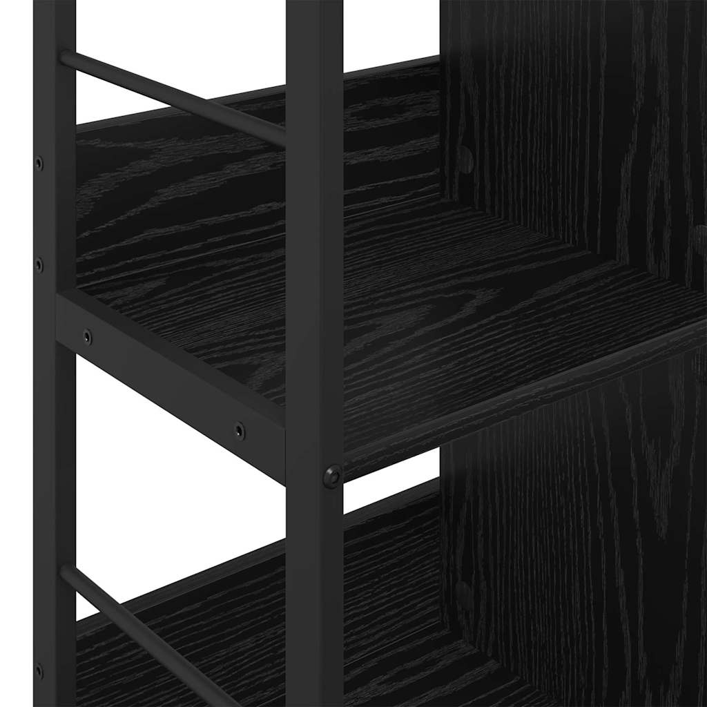 Bokhylle Svart Eik 102 x 32 x 104,5 cm Konstruert tre