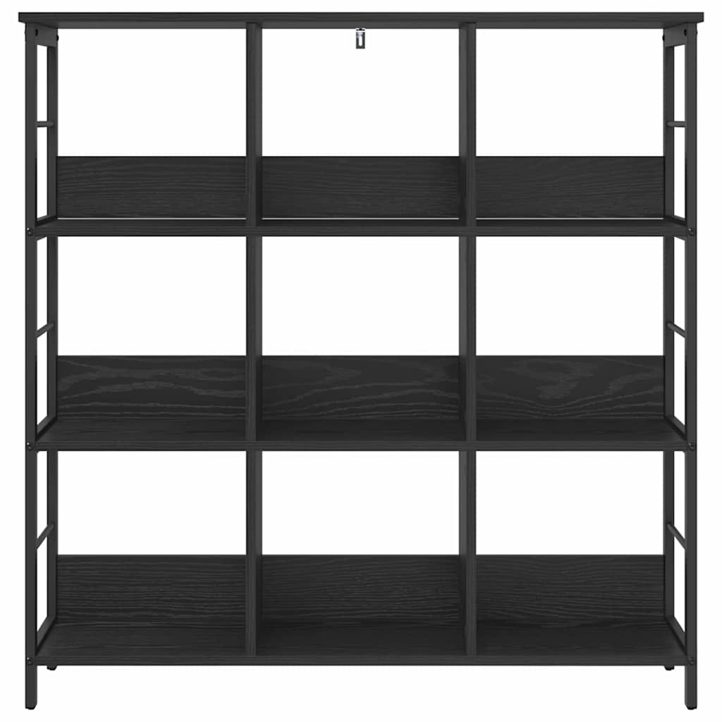 Bokhylle Svart Eik 102 x 32 x 104,5 cm Konstruert tre