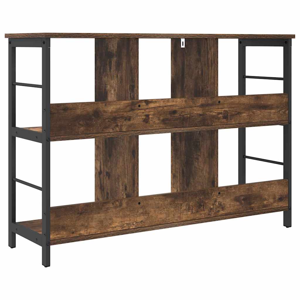 Bokhylle Røkt eik 102 x 32 x 72,5 cm Konstruert tre