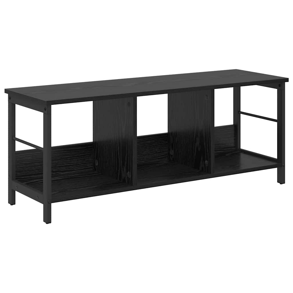 Bokhylle Svart Eik 102 x 32 x 40,5 cm Konstruert tre