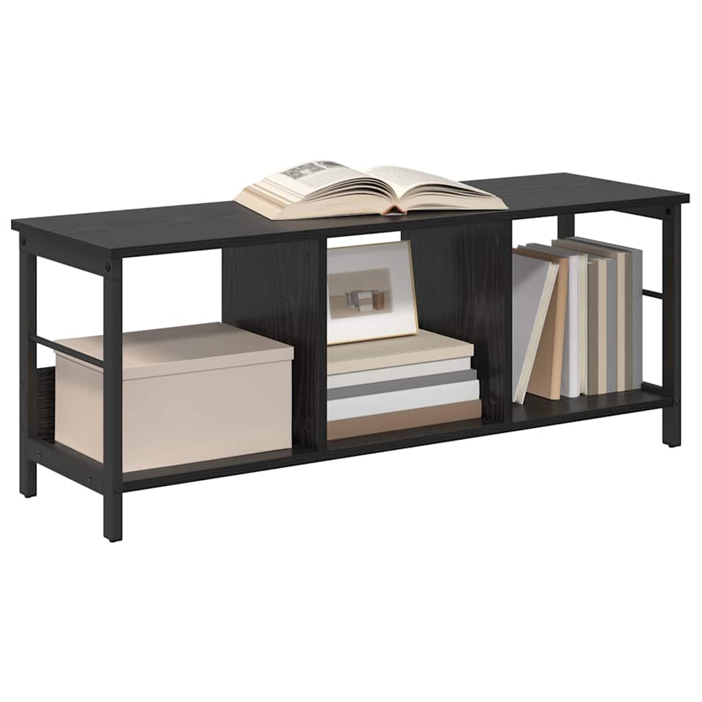 Bokhylle Svart Eik 102 x 32 x 40,5 cm Konstruert tre