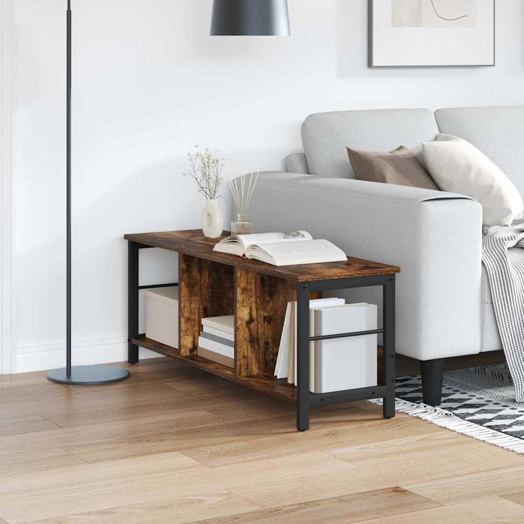 Bokhylle Røkt eik 102 x 32 x 40,5 cm Konstruert tre