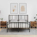 Nattbordskap 2 pcs Gammel tre og svart 40 x 35 x 47,5 cm
