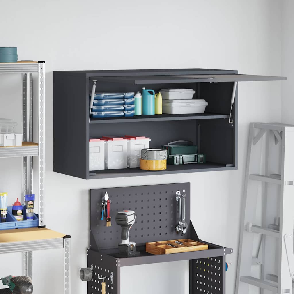 Veggskap for garasje Antrasitt 90 x 40 x 53 cm