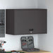 Veggskap for garasje Svart 80 x 40 x 53 cm Pulverlakkert stål