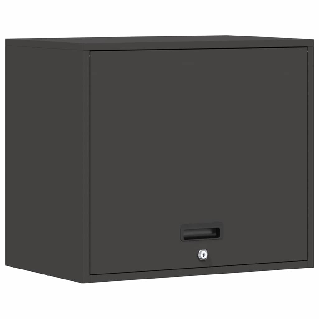 Veggskap for garasje Svart 60 x 40 x 53 cm Pulverlakkert stål