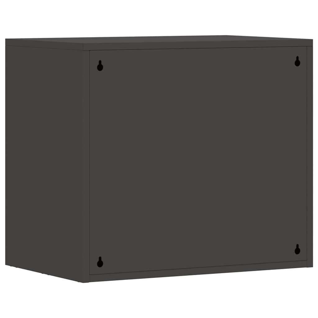 Veggskap for garasje Svart 60 x 40 x 53 cm Pulverlakkert stål
