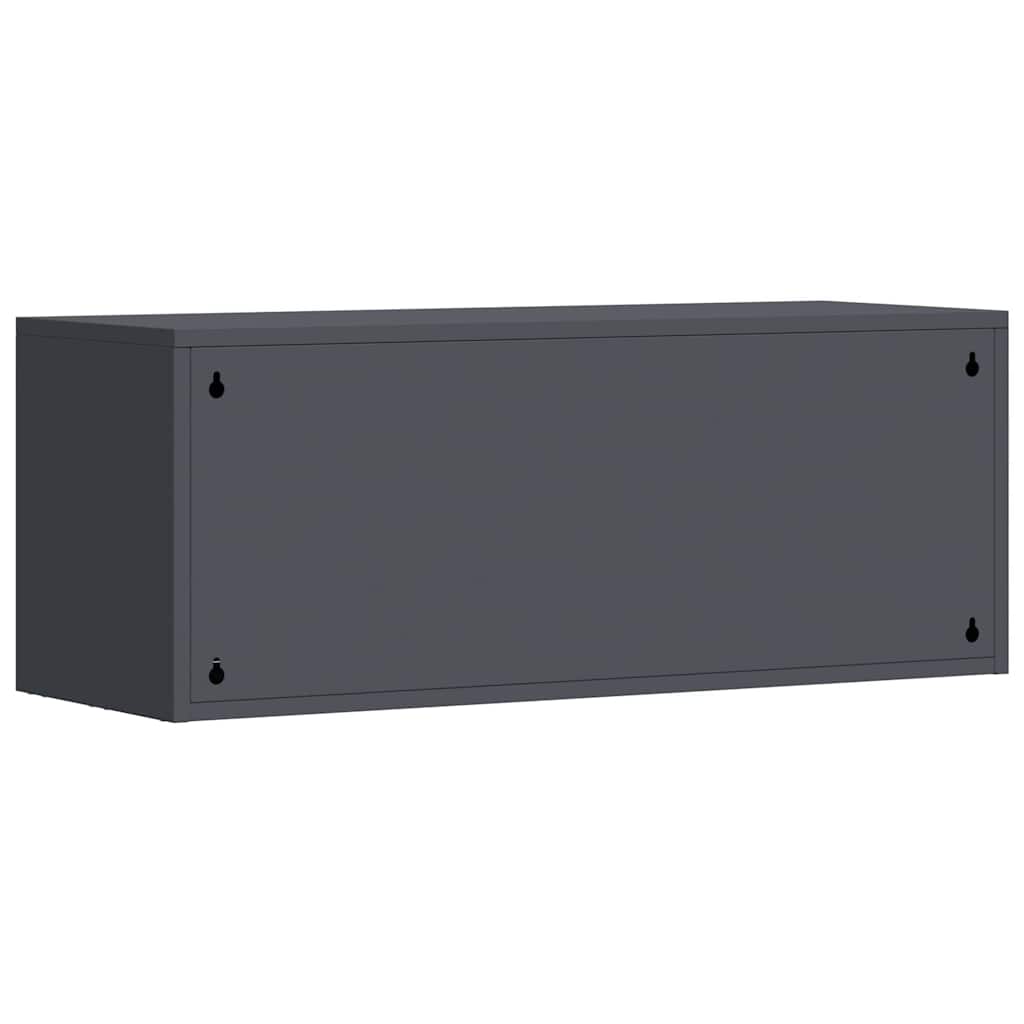 Veggskap for garasje Antrasitt 90 x 33 x 35 cm