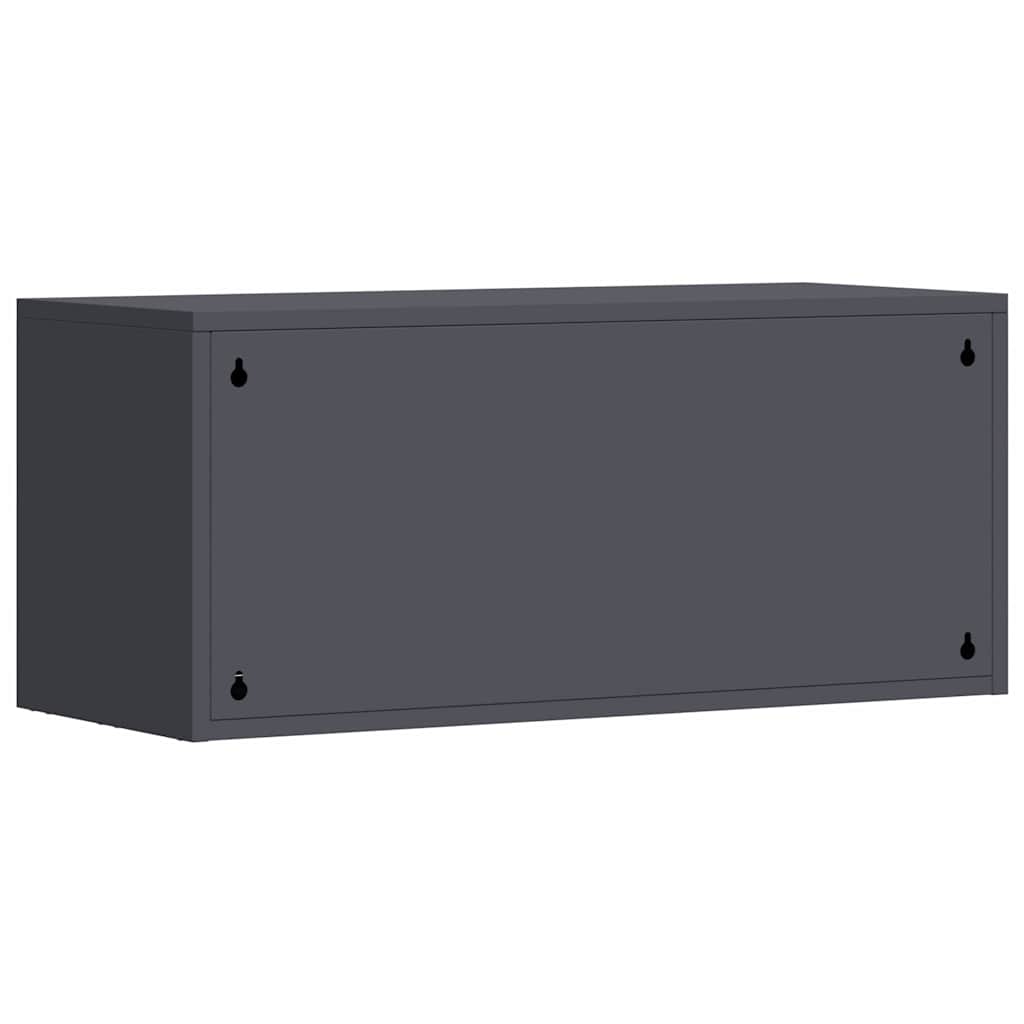 Veggskap for garasje Antrasitt 80 x 33 x 35 cm