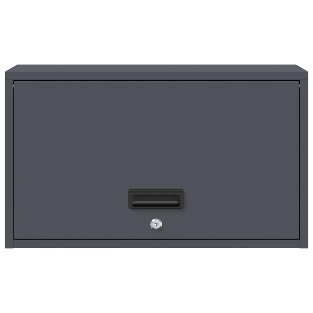 Veggskap for garasje Antrasitt 60 x 33 x 35 cm