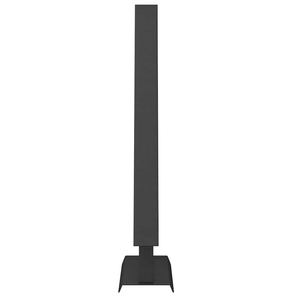 Metall juletre med stativ Svart 60 cm Stål
