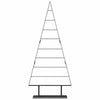 Metall juletre med stativ Svart 180 cm Stål