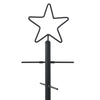 Metall juletre med stativ Svart 90 cm Pulverlakkert stål