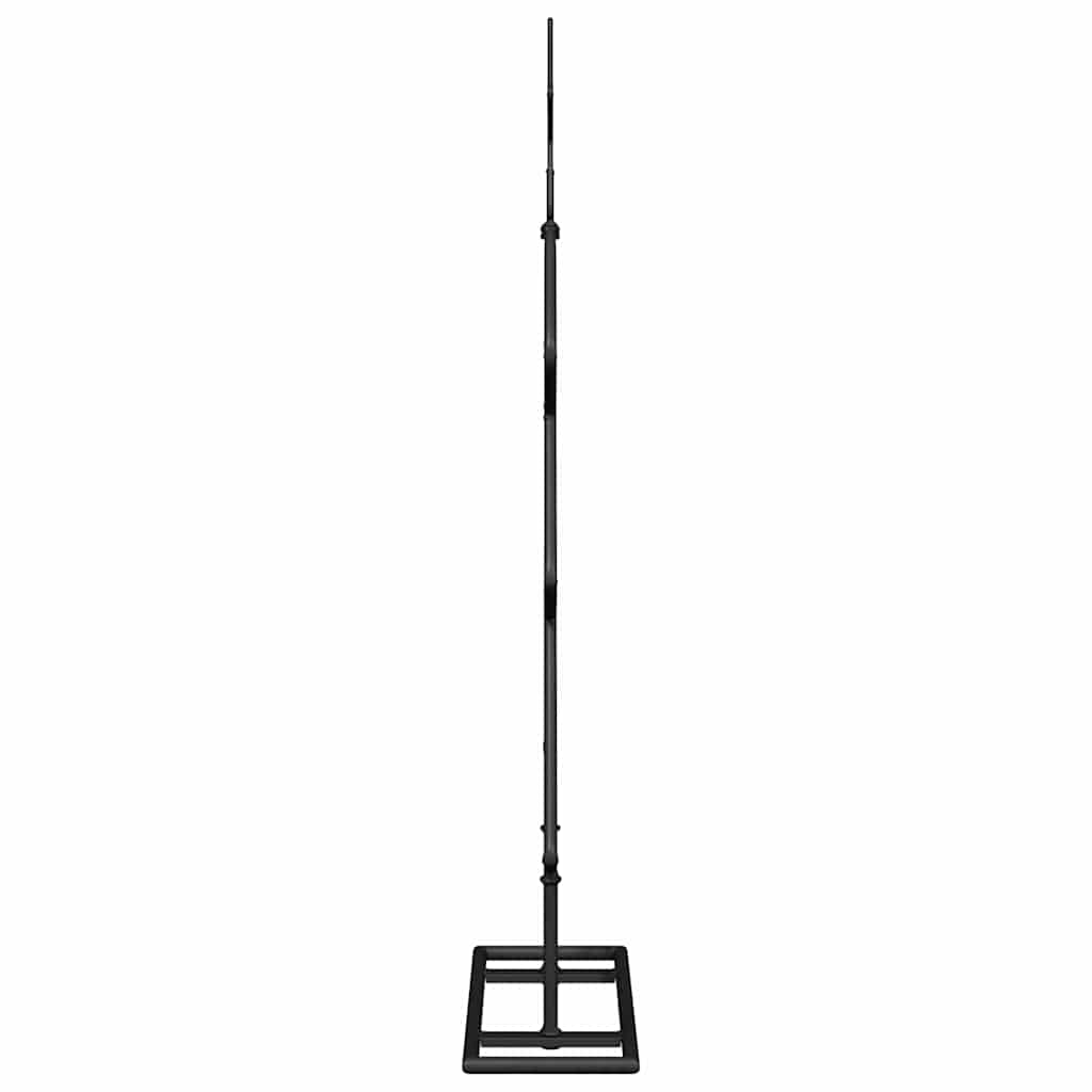 Metall juletre med stativ Svart 60 cm Stål